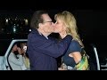 So Romantic! Love Birds Larry King And Wife Shawn Kiss Passionately After Dinner
