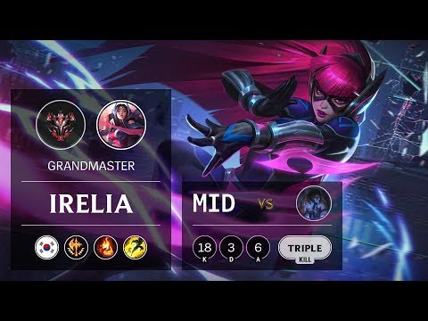 Irelia Mid vs Sylas - KR Grandmaster Patch 9.8