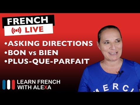 🔴LIVE: Asking directions in French + French Q&A with Alexa