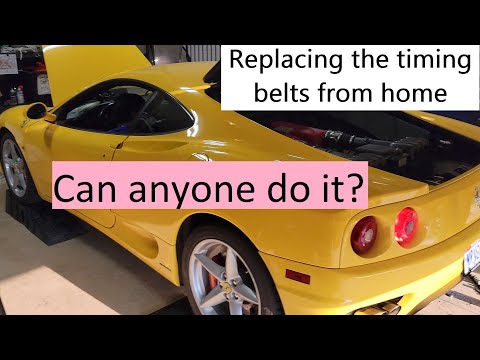 Changing the Timing Belts on My Ferrari 360