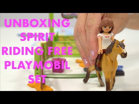 Spirit Riding Free Playmobil Unboxing - Lucky and Spirit with Horse Stall (9478)