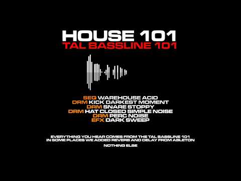 Free Download House 101 For TAL Bassline 101