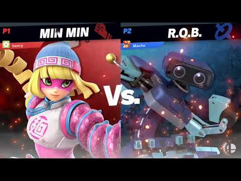 SWT NW Qualifier SSBU Online Tournament - PinkShirtGuy (Min Min) vs. Machu (R.O.B.) LCQ