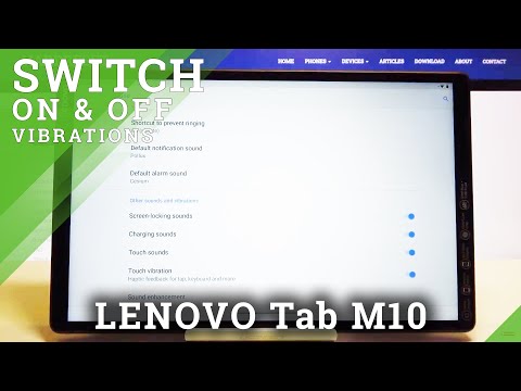 How to Change Vibration Settings on LENOVO Tab M10 – Vibration Options