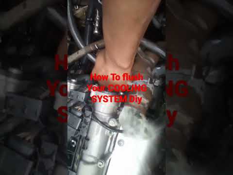 how to flush the cooling system DIY...