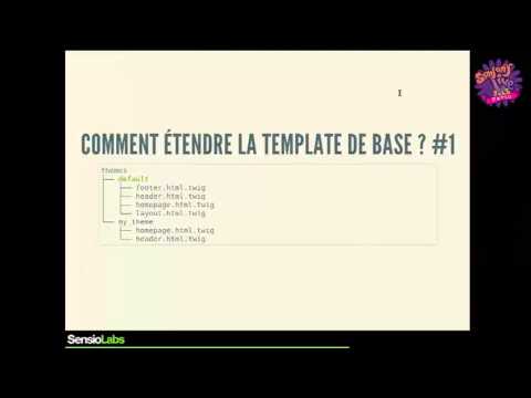 SymfonyLive Paris 2013 - Grégoire Pineau - Comment organiser ses templates Twig ?