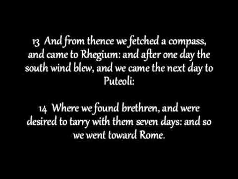 Acts of the Apostles Chapter 28 KJV AV Read Along