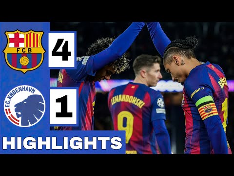 🔵🔴Barcelona vs Copenhagen (4-1) Extended HIGHLIGHTS | UEFA Champions League