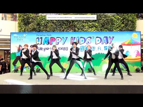 160110 Red Bullet cover BTS - Boyz with Fun + I NEED U + RUN @Paradise Park K-POPS 2016 (Final)