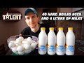 40 Eggs and 4 Liters Milk Challenge (Online Casting for 