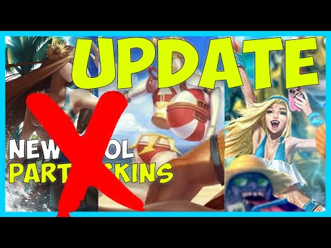 UPCOMING POOL PARTY SKINS REAVLAED POOL PARTY JARVAN, SYNDRA, ORIANA, AND TALIYAH