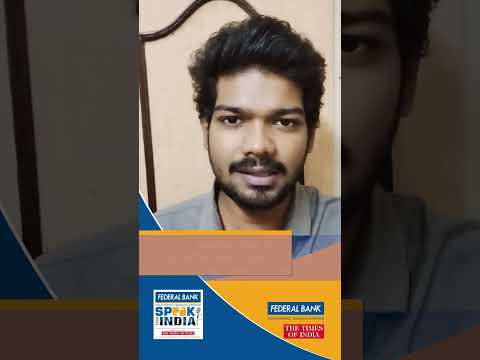 A. Britto the Winner of Speak for India Tamil Nadu Edition 2019