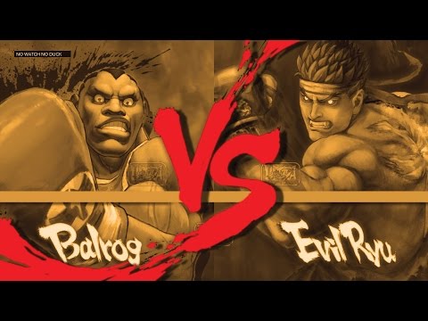 gotosi1223 (Balrog) vs Ryukichikun (Evil Ryu) USF4 ranked match