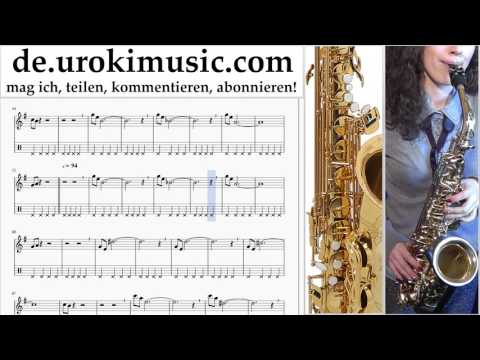 Saxophonunterricht (Alt) Mission Impossible - Theme Noten Lernen Teil#2 um-i995