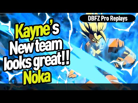 【DBFZ】 17&Vegito&Goku blue, Kayne vs Noka 【DBFZ Pro Replays】