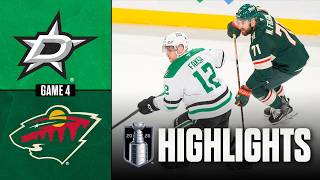 Stars vs. Wild | NHL Playoff Highlights | Game 4 | April 25, 2026
