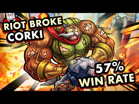 RIOT BROKE CORKI THIS PATCH, 57% WIN RATE CHAMPION