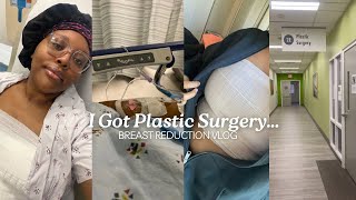 I GOT PLASTIC SURGERY… | Breast Reduction & Recovery VLOG