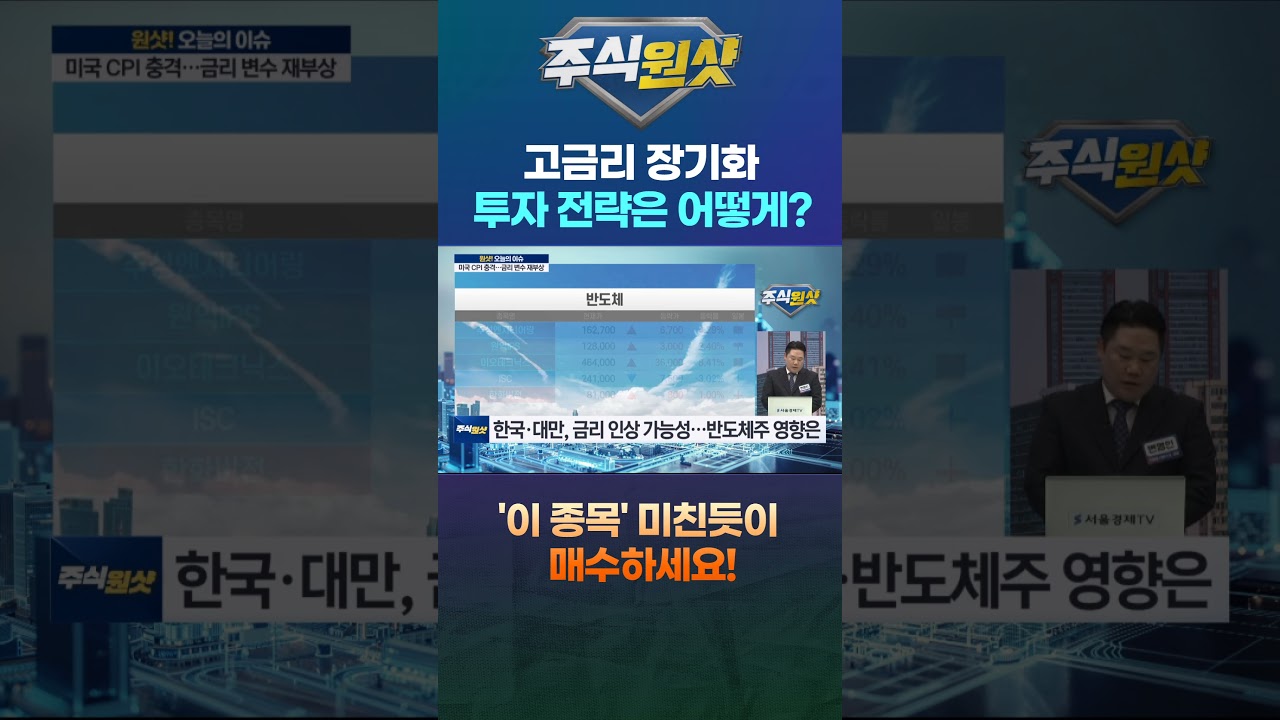 고금리 장기화 투자 전략은 어떻게? '이 종목' 미친듯이 매수하세요!