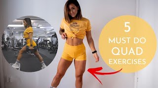 5 EXERCISES THAT BUILT MY QUADS - TRY THIS WORKOUT FOR SORE LEGS!