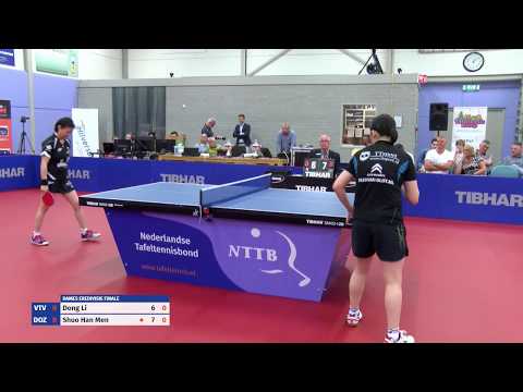 Dames Eredivisie Finale: Dong Li - Shuo Han Men