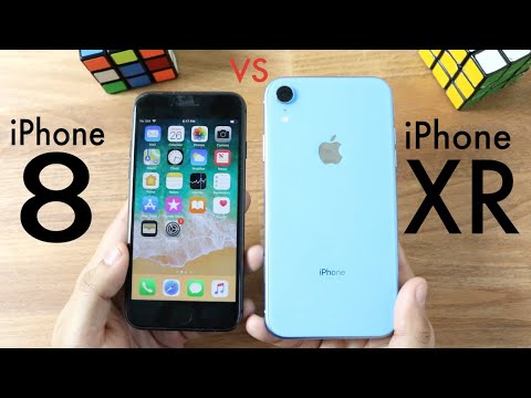iPHONE XR Vs iPHONE 8! (Should You Upgrade?) (Speed Comparison) (Review)