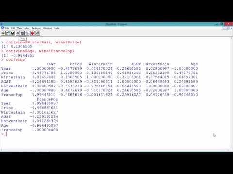 2.2.11 An Introduction to Linear Regression - Video 6: Correlation and Multicollinearity