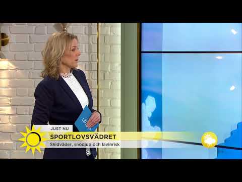 Sportlovsväder: så ser det ut på skidorterna - Nyhetsmorgon (TV4)