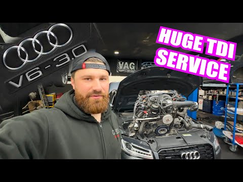 Ep1 huge prevention service for this Audi A8 D4 3.0TDI . What we found broken after engine removal ?