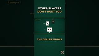 Do Other Players Hurt You at Blackjack? #Shorts