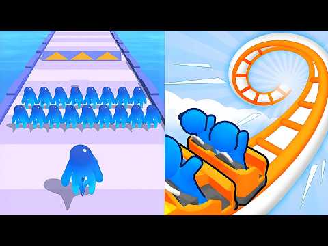 Runner Coaster vs Join Blob Clash 3D 🔥MAX LEVELS UNLOCKED! (2025 Update)