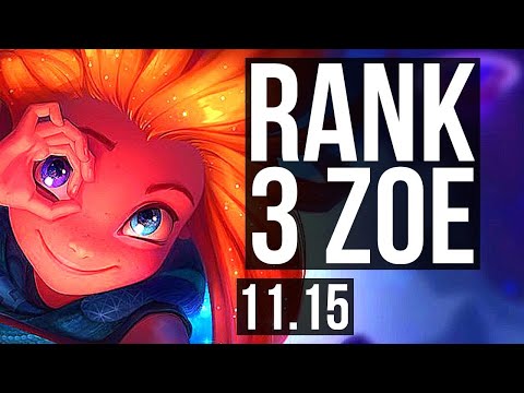 ZOE vs ZIGGS (MID) | Rank 3 Zoe, 14/2/14, Dominating | BR Challenger | v11.15