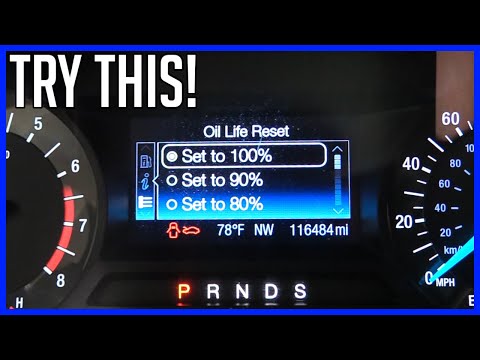 Oil Life Reset Ford Fusion 2013-2020 - EASY!