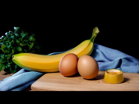 Only BANANA and EGGS! A SIMPLE BREAKFAST recipe in 5 minutes!