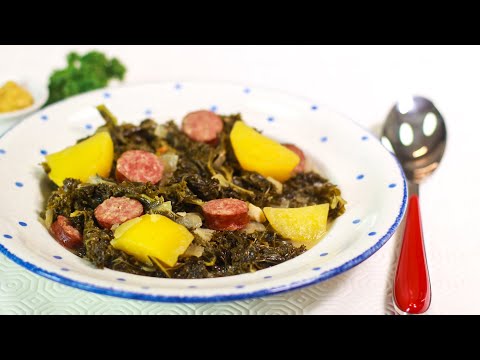 GRÜNKOHL-EINTOPF mit Mettenden