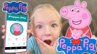Calling Peppa Pig *OMG* She Answers!!! She Can&#39;t Whistle in My Hello Kitty Car (Skit)