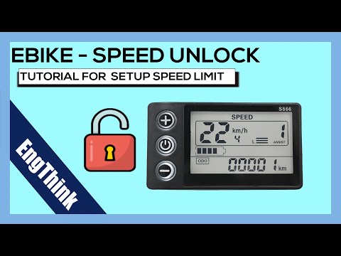 🔓 UNLOCK the SPEED Limit on Your E-Bike! | S866 LCD Display Tutorial #ebike #S866 #ebiketutorial