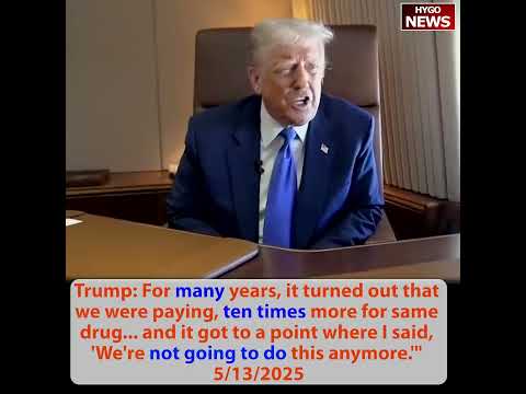 Trump on Qatar Jet: 'Why Wouldn't I Accept? We're Giving to Everybody Else'; 'Most Favored Nations' Drug Prices Cut 50-90%; American Hostage Released