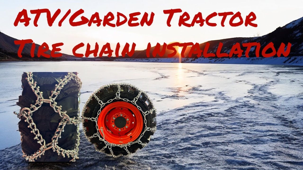 ATV Studded Tire Chains Installation & Adjustment Video