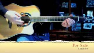 Video thumbnail for 2004 Takamine Limited edition for sale by Billy Can-Octane