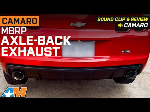2010-2015 V6 Camaro MBRP Armor Lite Muffler Delete Axle-Back Exhaust Review & Sound Clip