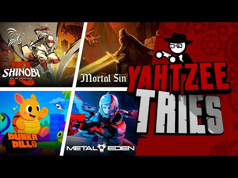 Shinobi: Art of Vengeance, Mortal Sin, Dunkadillo, and Metal Eden | Yahtzee Tries