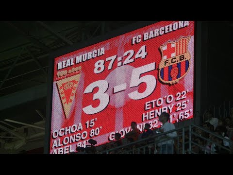 Real Murcia - FC Barcelona 2008/09 1a división J38