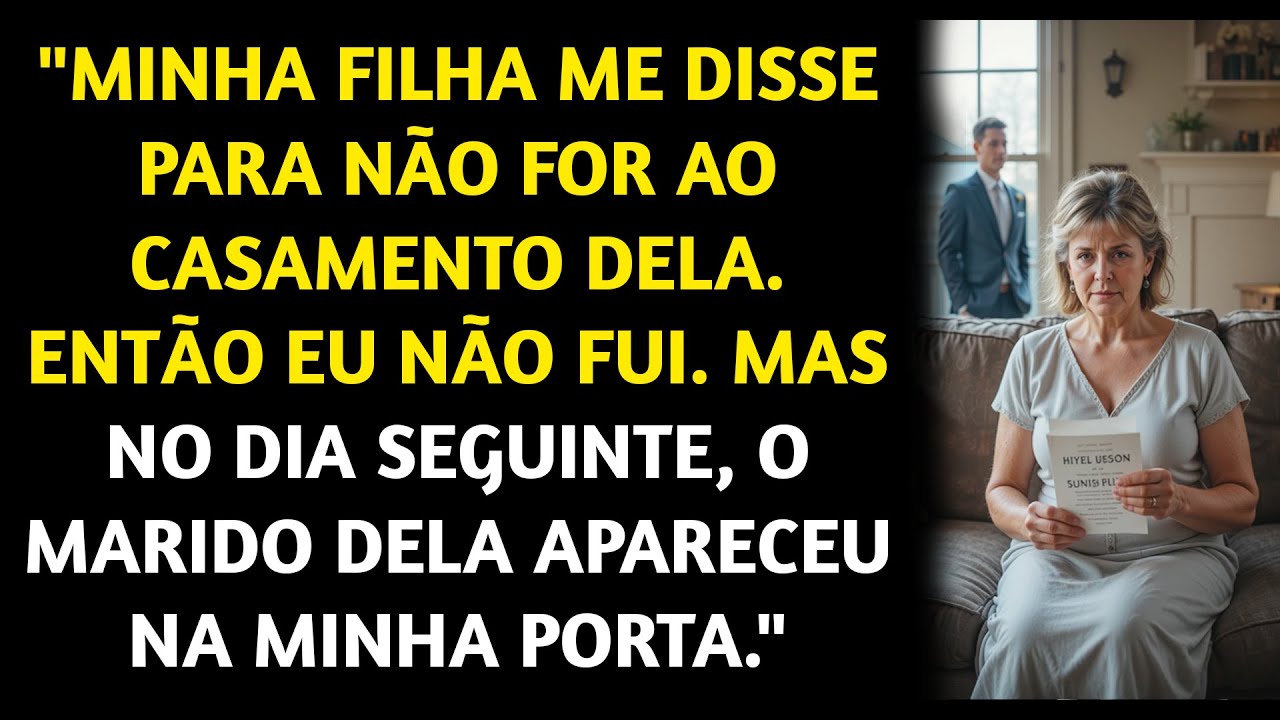 "Minha Filha Me Baniu do Casamento... Mas No Dia Seguinte o Genro Implorou Chorando na Minha Porta"