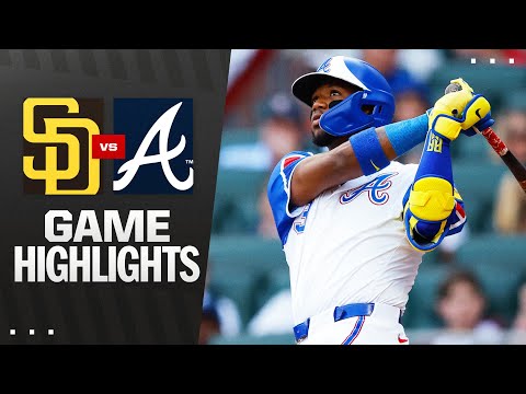 Padres vs. Braves Game Highlights (5/24/25) | MLB Highlights