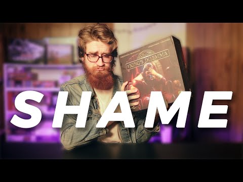 MY SHELF OF SHAME 🤯 - 10 Tabletop Games That I NEED To Play in 2021! 🎉