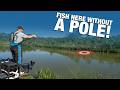 Fish The Far Bank WITHOUT A POLE Method Feeder Fishing