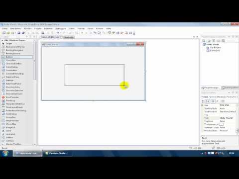 Visual Basic 2008 Tutorial #1 - Hello World Projekt [Deutsch/HD]