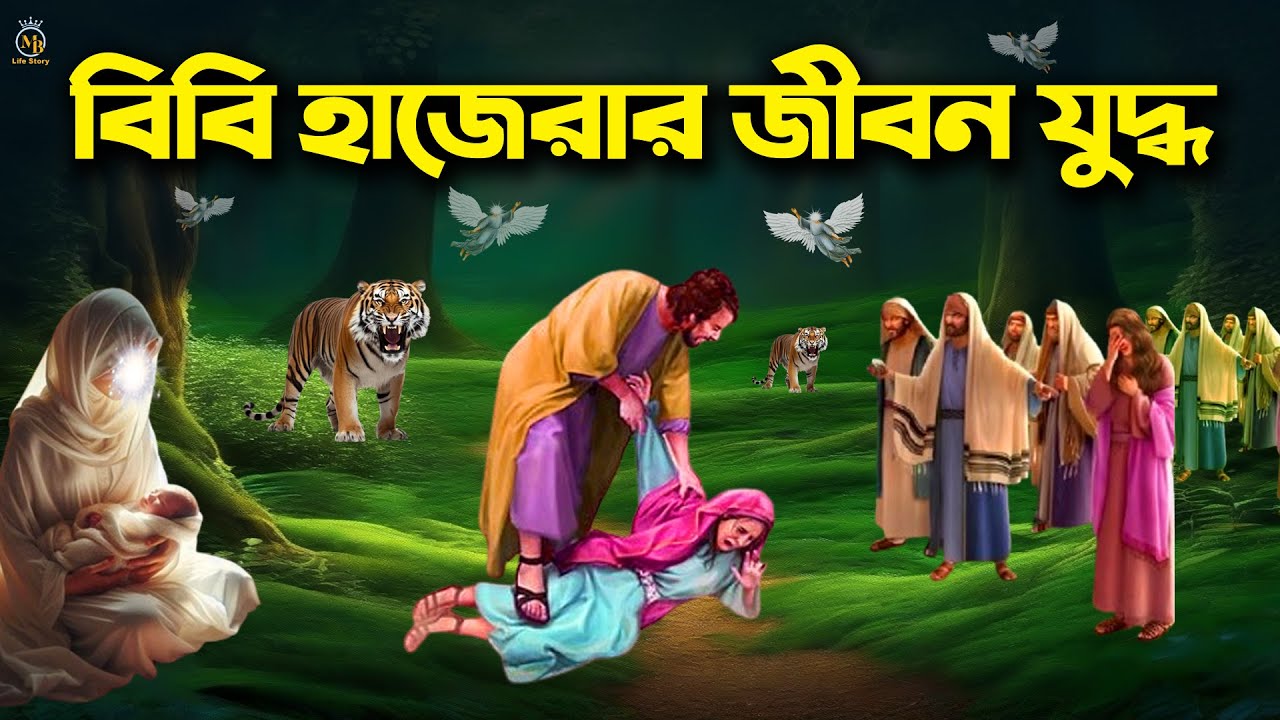 বিবি হাজেরা (আঃ) এর অলৌকিক জীবন যু * দ্ধ Bibi Hajerar Jiboni ইসলামিক কাহিনী Mb Life Story