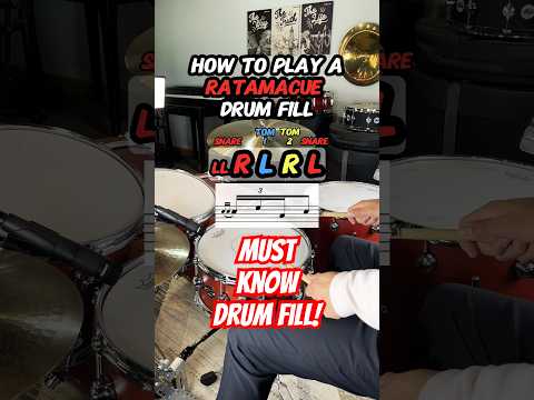 How to Play a Ratamacue Drum Fill (Easy Drum Lesson) #drums